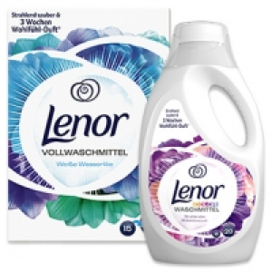 Lenor Waschmittel 18/20 Waschladungen, versch. Sorten, jede Flasche/Pa 3.49&nbsp;&euro;