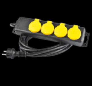 4-fach-Steckdosenleiste 9.99&nbsp;&euro;