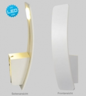 N&auml;ve LED Wandleuchte Tobi wei&szlig;, wei&szlig;, modern, Aluminium, 1x COB LED,
