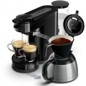 Senseo&reg; Switch Pad- und Filterkaffeemaschine HD7892/60, schwarz