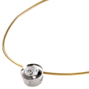 Vandenberg Collier, 585er Gelb-/Weißgold mit Brillant