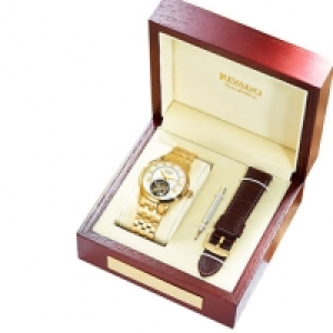Karstadt  Rivado Herren Mechanikuhr-Tourbillon RIGS-40373-SET