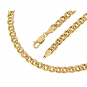 OROGELLI Doppelpanzerkette, 375er Gelbgold