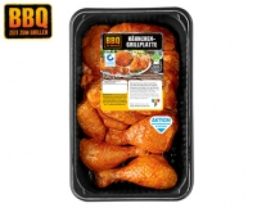 BBQ Hähnchen-Grillplatte