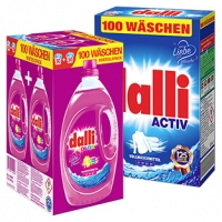 Real  Dalli Waschmittel 100 Waschladungen, versch. Sorten, jede Packung