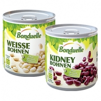 Real  Bonduelle Kidneybohnen oder weiße Bohnen jedes 425-ml-Dose/250 ml Abtr