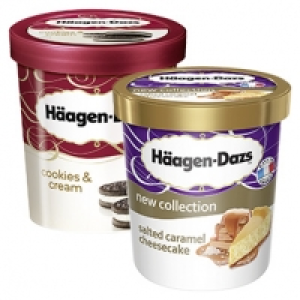H&auml;agen Dazs Eis versch. Sorten, jeder 500-ml-Becher 4.99&nbsp;&euro;