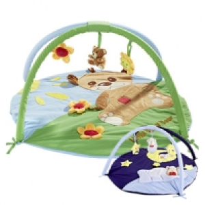 Baby-Krabbeldecke mit Spielbogen versch. Dessins, je