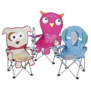 Kinderfaltstuhl Honululu faltbar, integrierter Getränkehalter, je