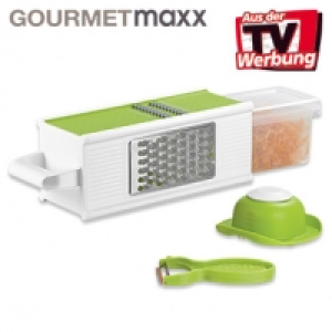 Würfelreibe 4 Seiten - 4 Schneidvarianten, mit Auffangbehälter