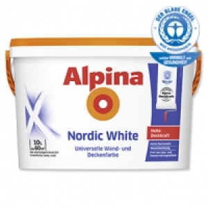 Alpina Nordic White 10 Liter, Reichweite: ca. 50 - 60 m², o. Abb. Reno