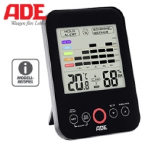 Hygrometer mit Schimmelalarm optischer Schimmelalarm, LCD-Display, Ala