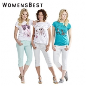 Damen-Capri-Hose versch. Farben und Gr&ouml;&szlig;en, je