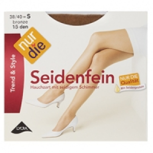 Feinstrumpfhose Seidenfein versch. Farben, Gr&ouml;&szlig;e: S 38 - 40 bis L 44 -