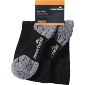Moorhead Coolmax Socke, 2er Pack, schwarz/wei&szlig;