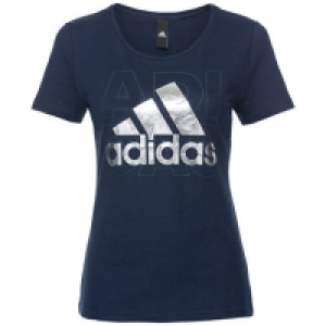 adidas Damen Climalite Shirt Foil Logo Tee