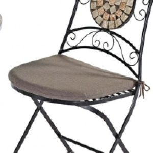 Living Sitzkissen-Set Kemo, 2-teilig, cappuccino, ca. 38 x 39 cm, 4