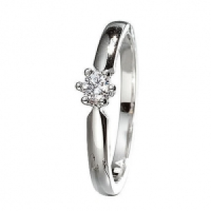 Vandenberg Ring, 585er Weißgold mit Brillant