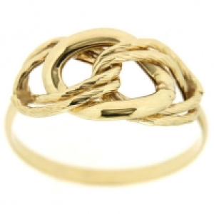 OROGELLI Damen Ring, 375er Gelbgold
