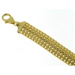 OROGELLI Fantasiearmband, 375er Gelbgold