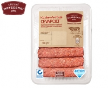 Aldi Süd  MEINE METZGEREI Küchenfertige Cevapcici