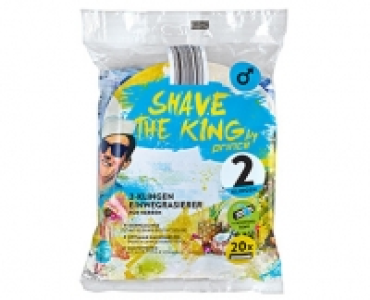 OMBIA/PRINCE 2-Klingen-Einwegrasierer, 20 Stück 2.59 €