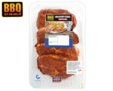 Aldi Süd  BBQ Nackensteaks, gewürzt