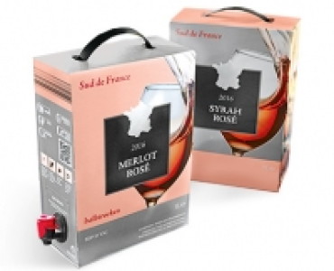 Aldi Süd  Südfranzösische Roséweine, Bag-in-Box, 3 Liter