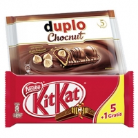 Real  Kitkat 5er, Lion, Nuts 6er-Multipack +1 gratis, duplo Chocnut oder kin