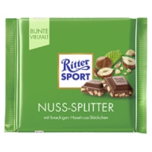 Ritter Sport Schokolade Bunte Vielfalt oder Bio versch. Sorten, (ausge