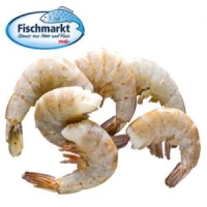 Riesengarnelen, roh Aquakultur, leicht zu öffnen, vor Verkauf aufgetau