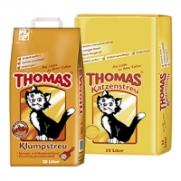 Real  Thomas Katzen-Streu 30 Liter oder Klumpstreu 20 Liter, jeder Beutel