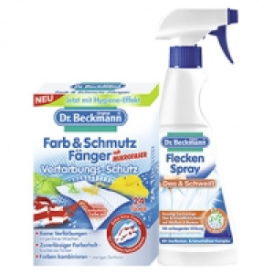 Dr. Beckmann Farbfangt&uuml;cher 24er, Flecken-Spray 250 ml, Waschmaschinen