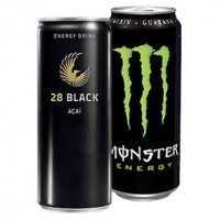 Real  28 BLACK Energydrink 250 ml oder Monster Energydrink (koffeinhaltig), 