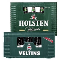 Real  Holsten Pilsener, Alkoholfrei 20 x 0, 5 Liter oder Veltins Pils Steini