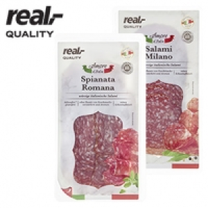 Real  Salami Milano oder Spianata Romana jede 100-gSB-Packung