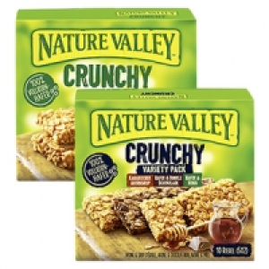 Real  Nature Valley Müsliriegel versch. Sorten, jede 5 x 42 g = 210-g-Packun