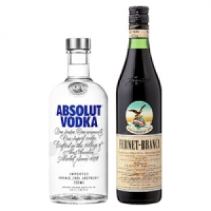 Real  Absolut Vodka und weitere Sorten oder Fernet-Branca, Branca Menta 40/3