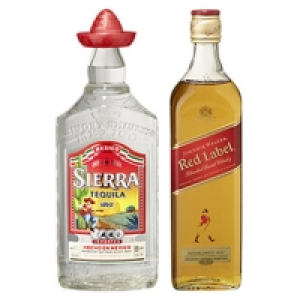 Sierra Tequila Silver und weitere Sorten oder Johnnie Walker Red Label