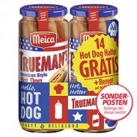 Real  Meica Truemans Hot Dog American Style jedes 2 x 6 + 1 gratis = 350-g-D