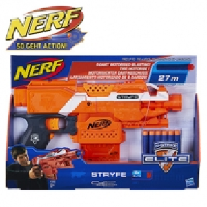 Real  Nerf N-Strike Elite Stryfe ab 8 Jahren, Reichweite ca. 27 m