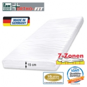 7-Zonen-Komfortschaum-Matratze Härtegrad 2, versch. Größen, ab