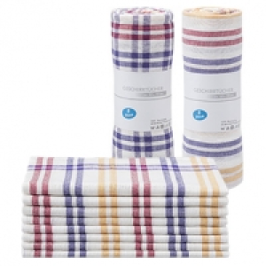 Geschirrtücher 100 % Baumwolle, 50 x 70 cm, 8er-Pack, je
