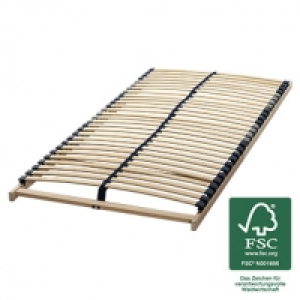 Lattenrost aus massiver Buche, 28 Leisten, belastbar bis 140 kg, leich