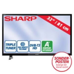 Real  32 Zoll-LED-HD-TV LC-32CHE4042E H.265, 3 HDMI-/2 USB-Anschlüsse, CI+, Stan