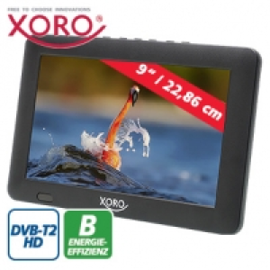Portabler 9 Zoll-LCD-TV PTL 900 mit DVB-T2 H.265, Aufnahme-Funktion über U