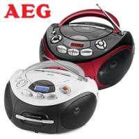 Real  Stereo-CD-Radio SR 4353 CD-Player, MP3, Kassettenplayer, 2-Band-Tuner,