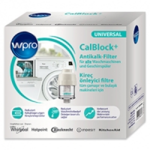 CalBlock+ Antikalk-Filter · optimale Lösung für die Pflege aller Wasch