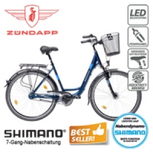 Alu-Citybike Red 5.0 26er oder 28er Shimano-Drehgriffschalter, Alu-V-B