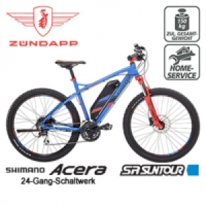 Alu-Elektro-MTB 650B 27,5er - Hinterradmotor wartungsfrei - Fahrunters